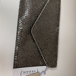 Vegan Metallic Clutch